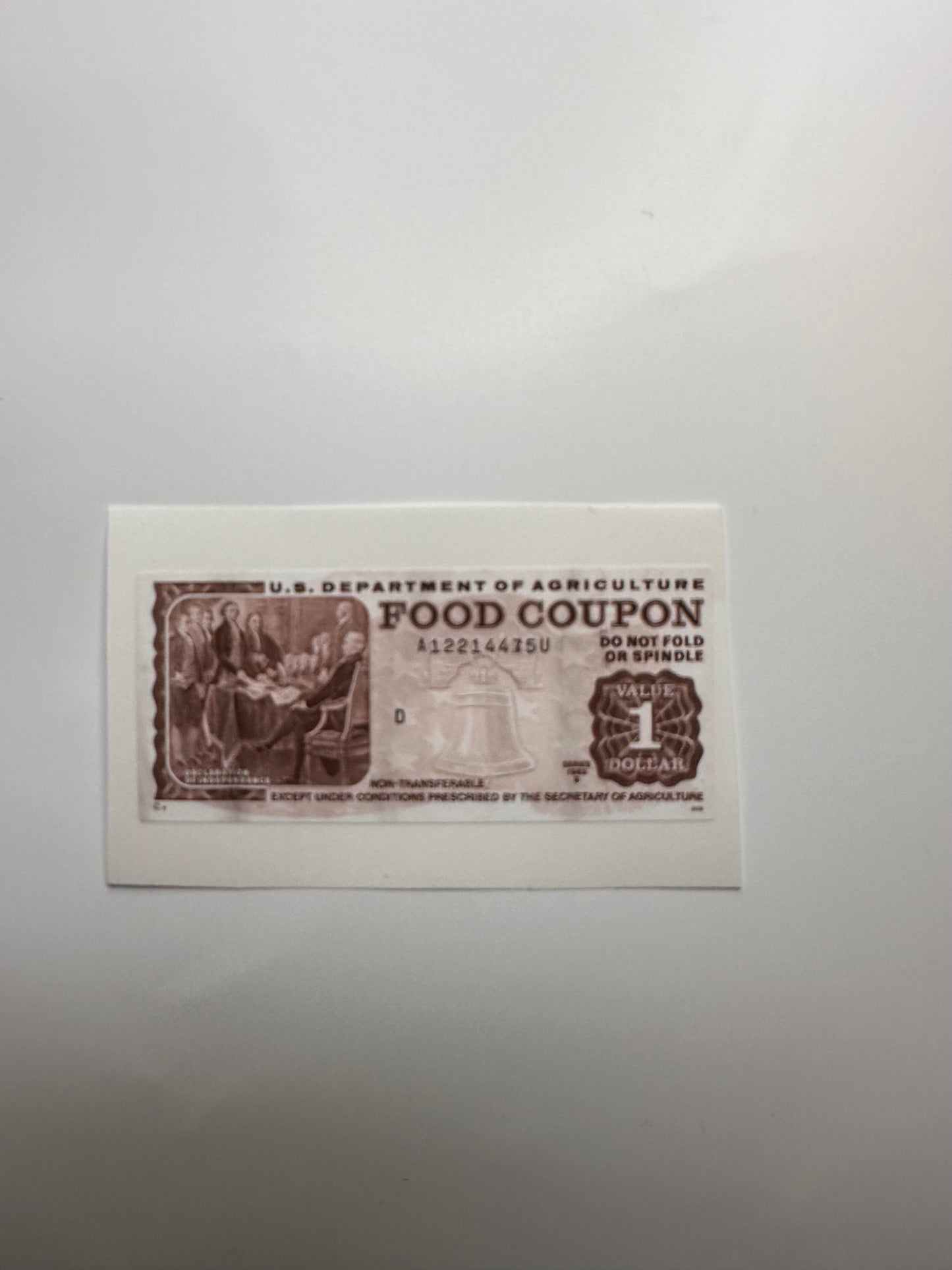 Food Coupon Sticker