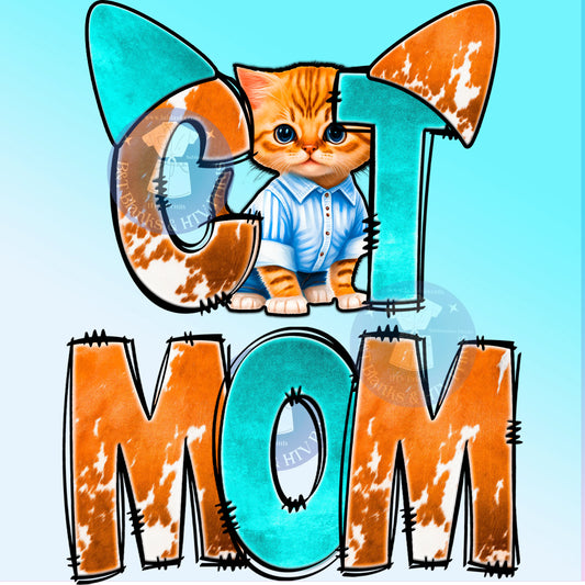 Cat Mom HTV Transfer