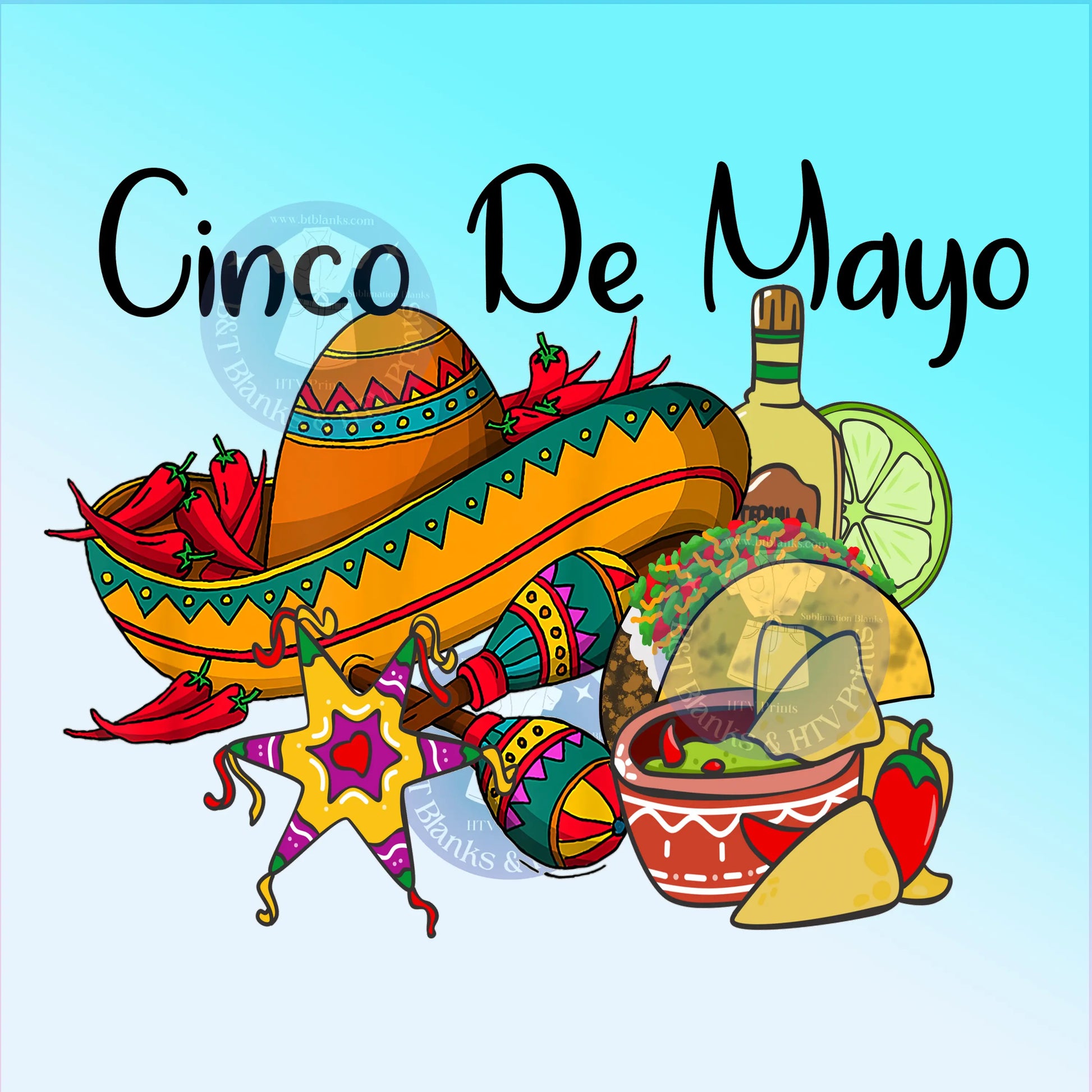 Cinco De Mayo HTV Transfer