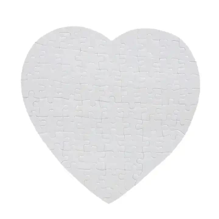 Sublimation Blank Heart Jigsaw Puzzle