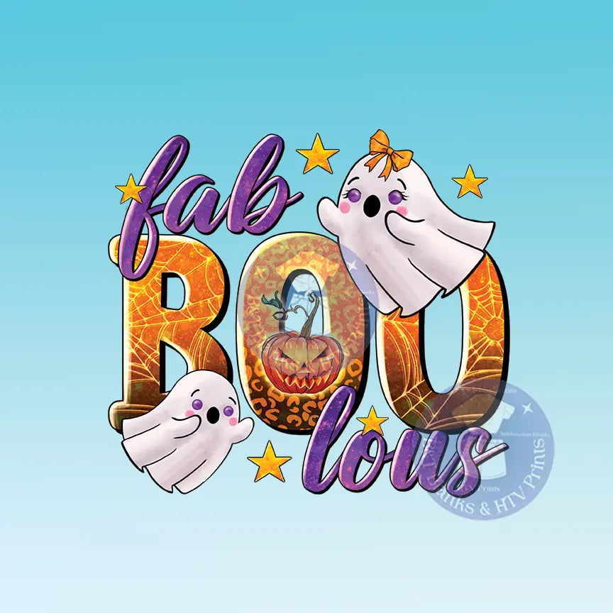 Fab Boo lous HTV Transfer