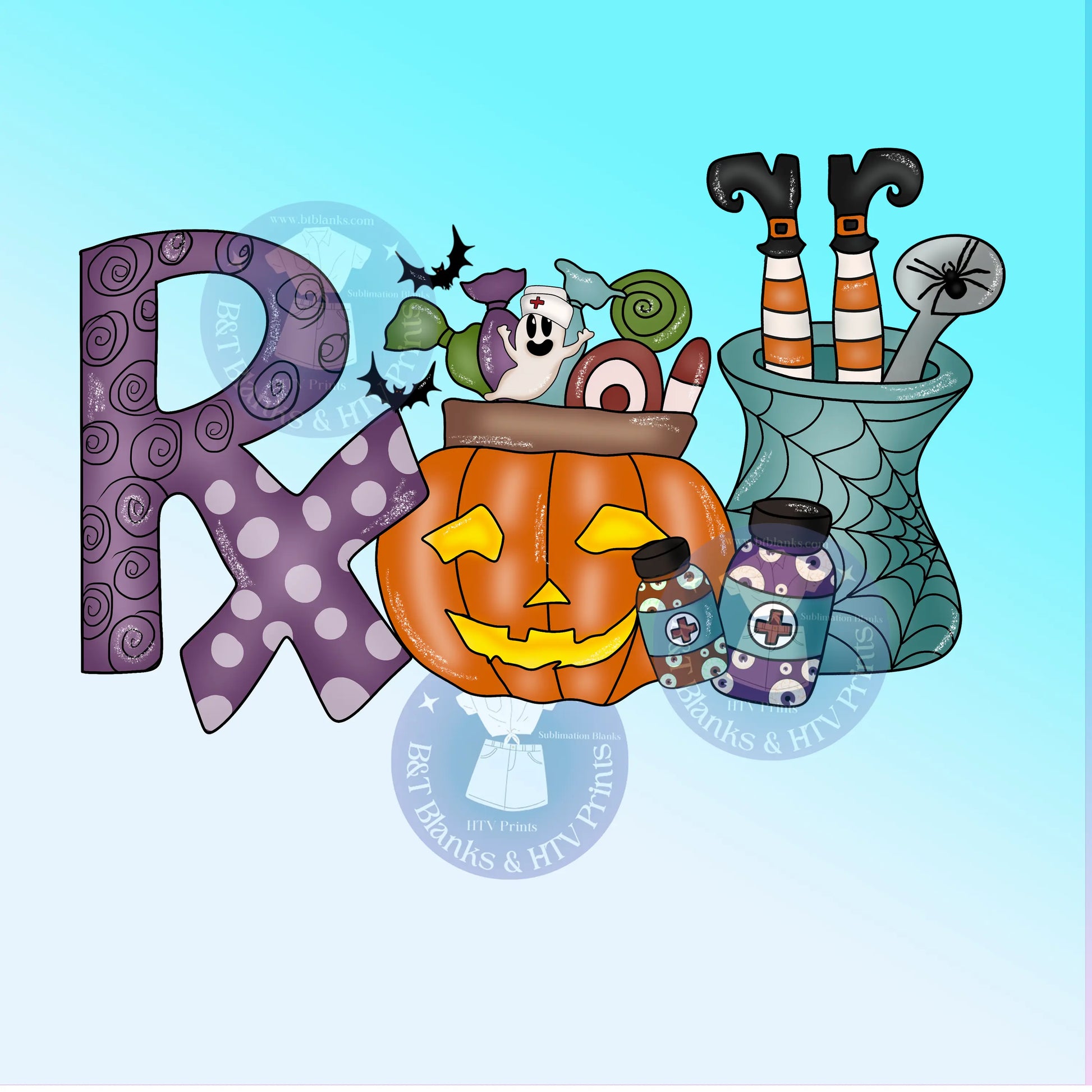 Halloween RX HTV Transfer