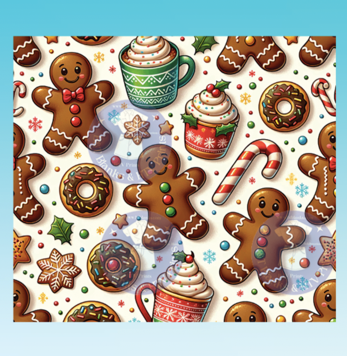 Christmas Cookies Tumbler Wrap