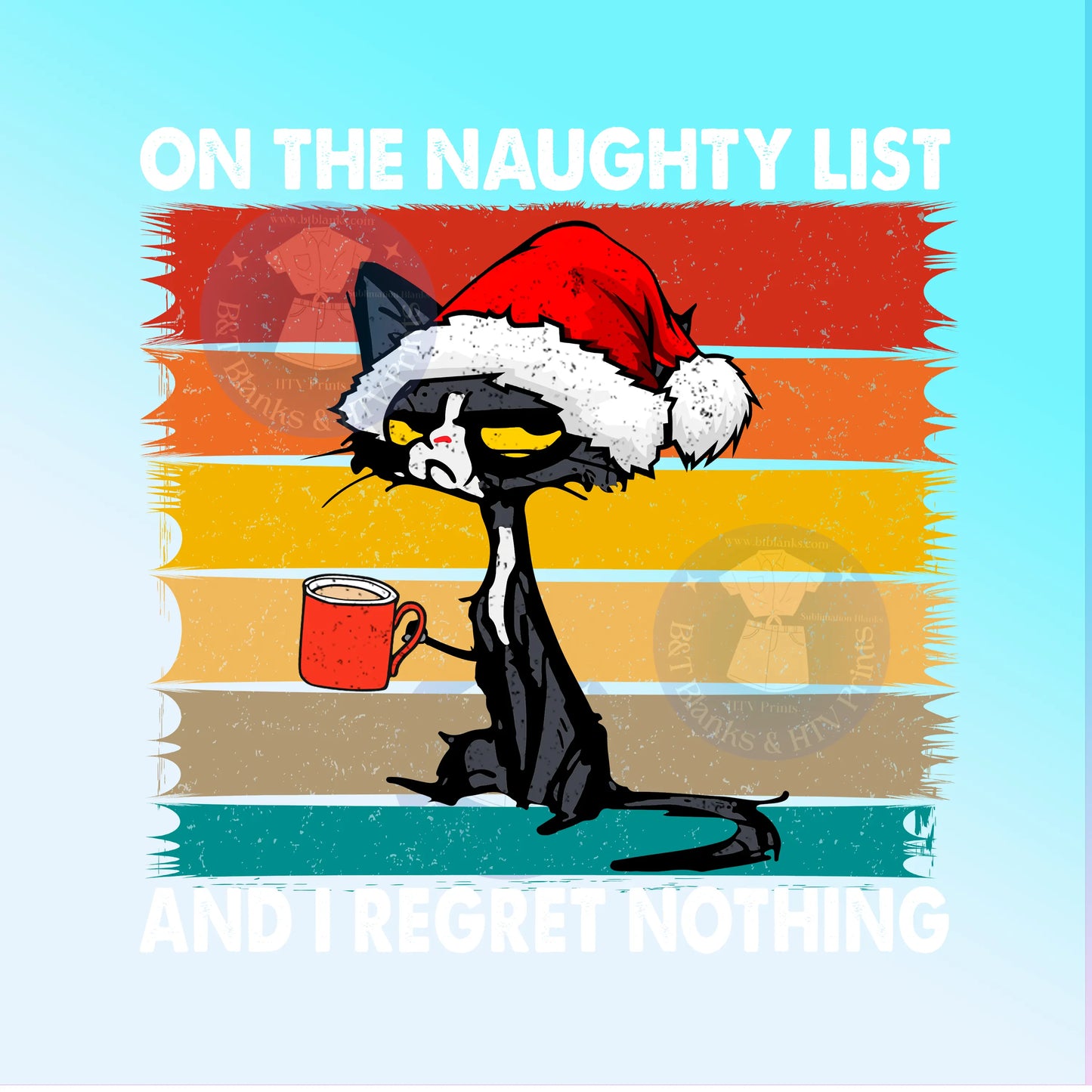 On the Naughty List HTV Transfer