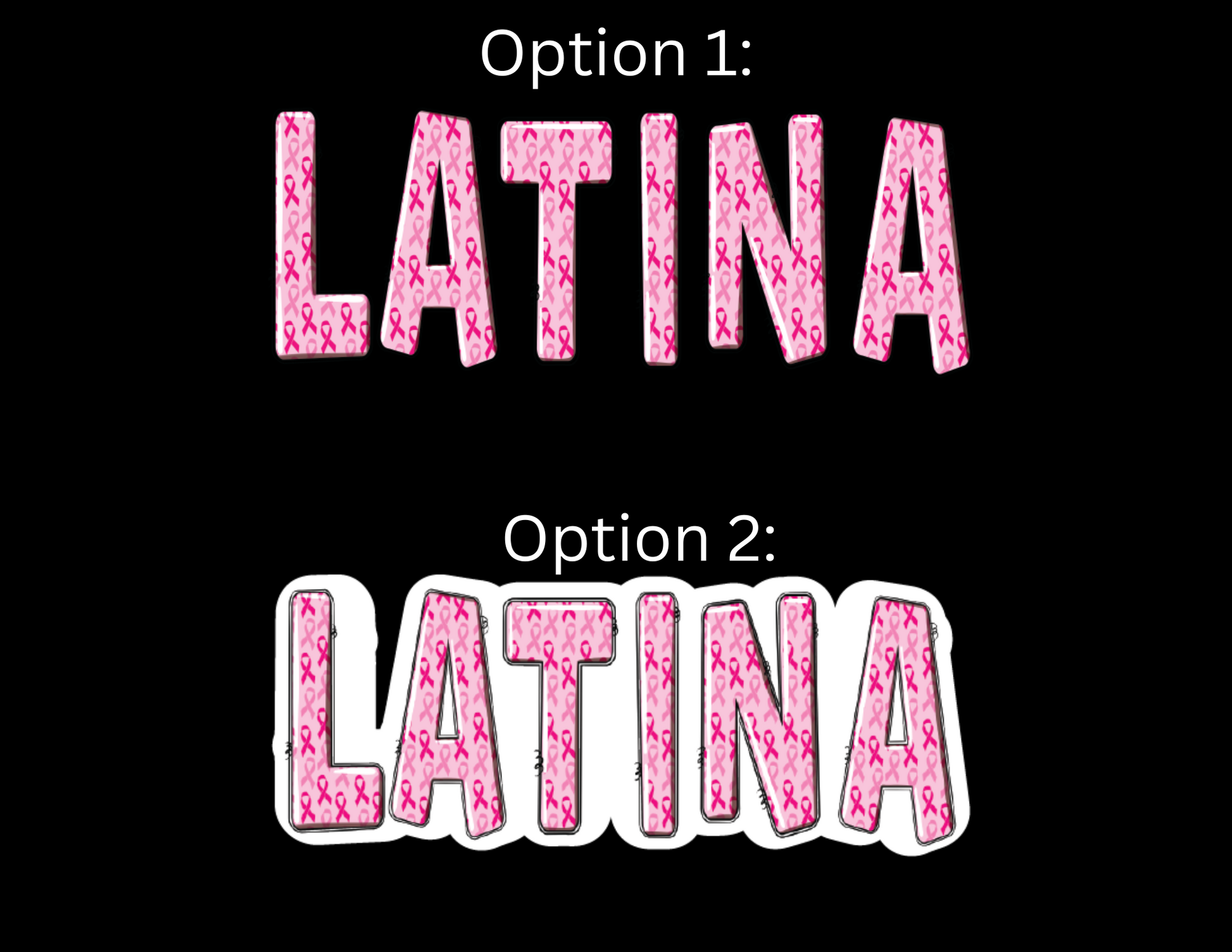 option 1 and option 2