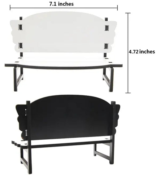 Sublimation Blank Memorial Bench