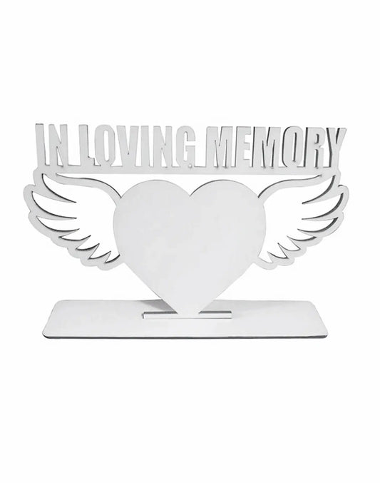 In Loving Memories Sublimation Blank Plaque