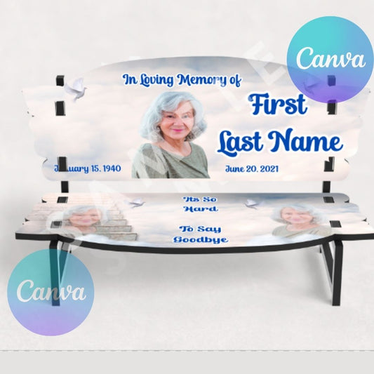 Editable Memorial Bench Template